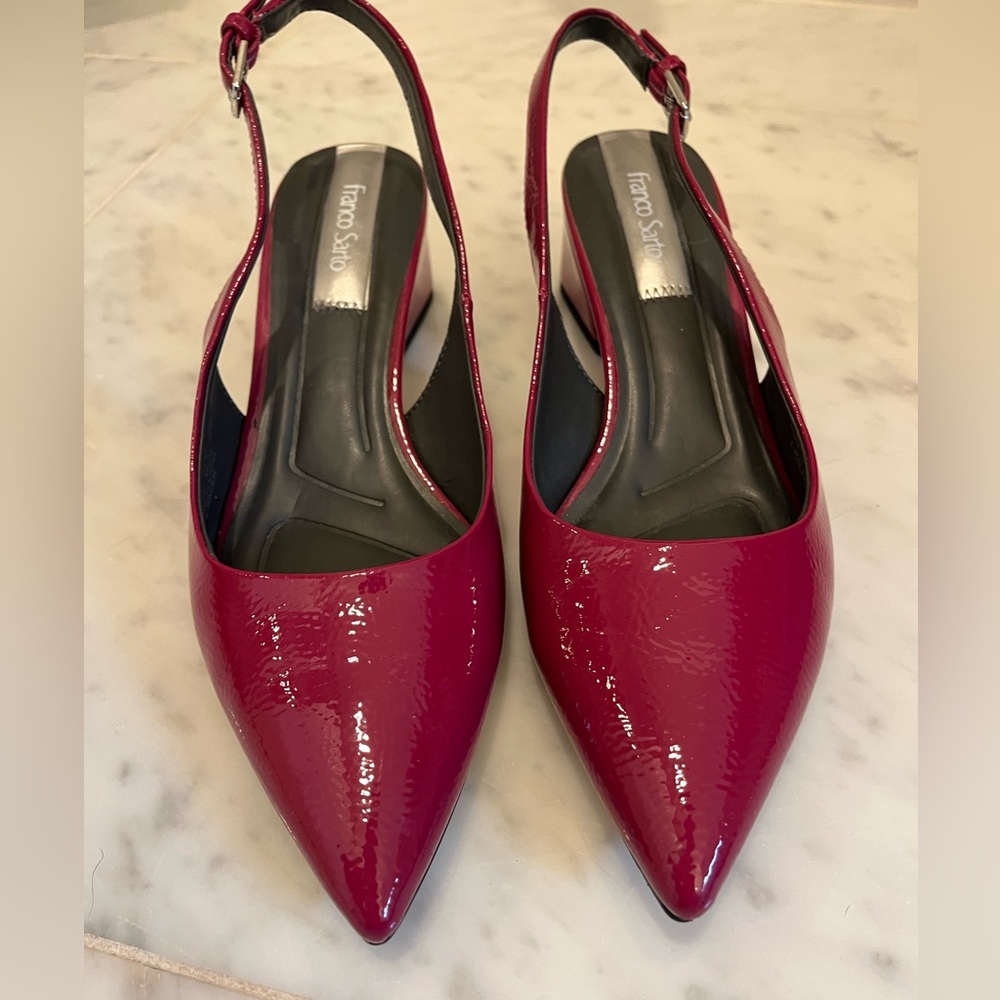 Franco Sarto block heel Slingback